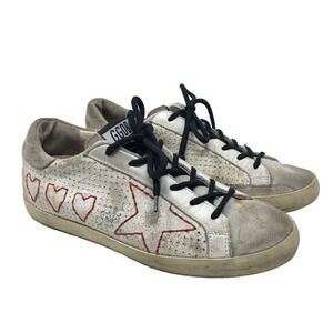 Golden Goose Deluxe Brand Superstar Stitched Sneakers Womens 38 7.5 Comfort
